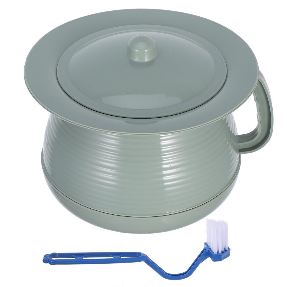 IMIKEYA Portable Reusable Smooth Urine Handle and with Lid Pot Urinal Bedside for Men and Elderly, for Bedroom Use and Daily Convenience
