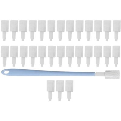 ROMISBABA Disposable Door Groove Cleaning Brush Set with Replacement Heads for Window Rails and Car Air Vents for Home and Store Cleaning Corners and Grooves Random Color