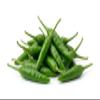 Fresh Bird's Eye Green Chilli Peppers, Whole, 1000g, Product of India view 1