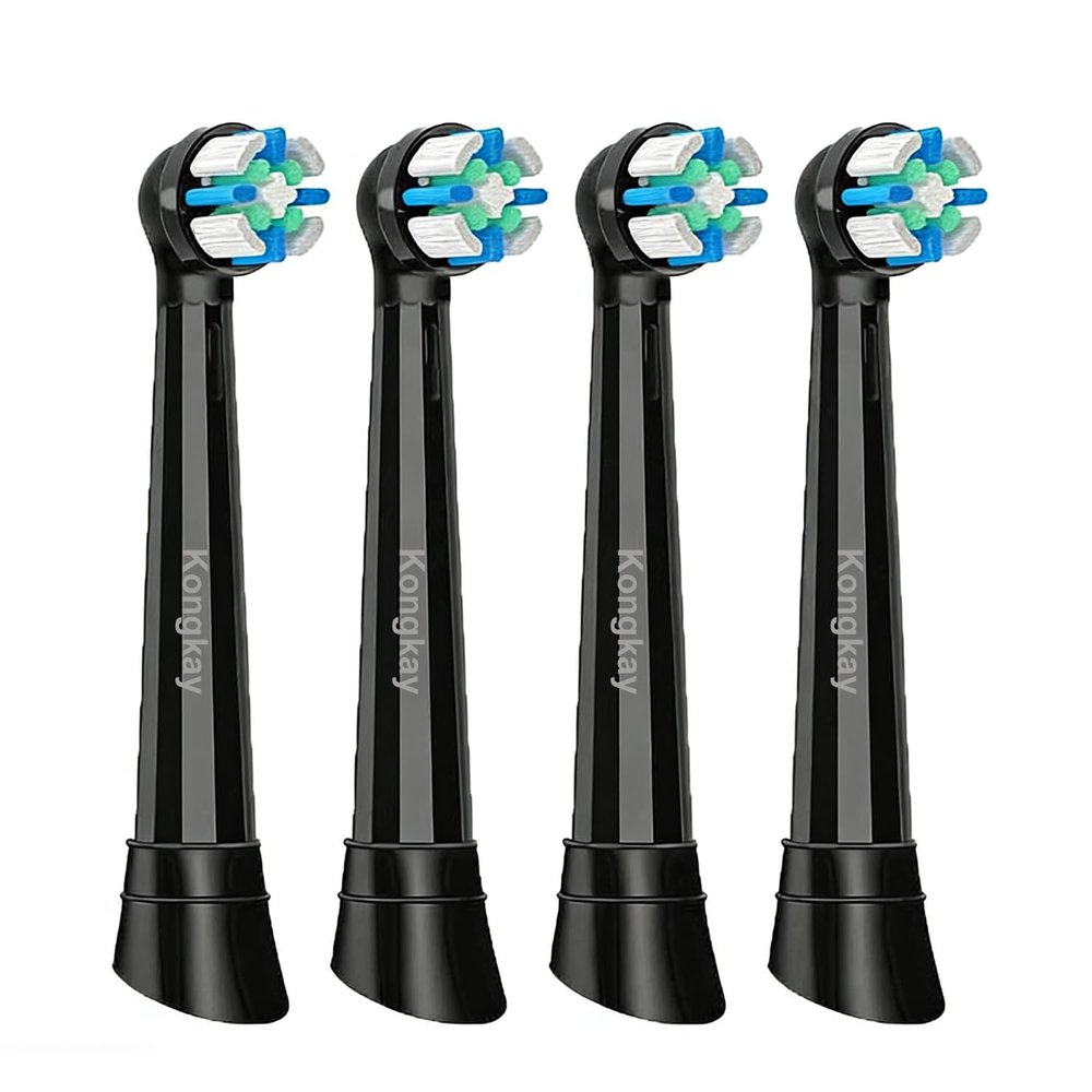 4 iO Compatible Replacement Toothbrush Heads for Oralb iO Series 2 3 4 5 6 7 8 9 10, Electric Toothbrush Refills, Soft Dupont Bristles for Sensitive Gums, Deep Clean Plaque Removal