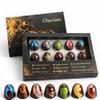 Chocolato Luxury Chocolate Gift Box 10 Piece Handcrafted Premium Assorted Bonbons Gourmet Truffles with Hazelnut, Pistachio, Mango & Blood Orange view 1