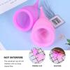 Alipis Silicone Menstrual Cups 6pcs Leakproof 30ml Capacity for Women High Temperature Resistance Soft Reusable Period Products Suitable for Swimming and Sleeping Overnight view 3