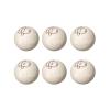Garosa 6Pcs 7cm Laundry Wool Dryer Balls Cute Sheep Picture Design White Wool Dry and Wrinkle Removal Ball for Clothing Towels Linens Fibers Cotton and Linen view 1