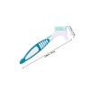 CHILDWEET Toothbrush with Pp Handle Denture Cleaning 2pcs Double Sided Brush and Nylon Bristles Portable Design for Effective Denture Care and Cleaning at Home view 2