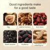 Natural Nut & Fruit Bar, 6 Premium Ingredients (Astragalus, Codonopsis, Fig, Red Date, Mulberry, Walnut), 3 Packs (120g Each), Crunchy & Chewy Healthy Snack view 3