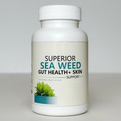 Organic Irish Sea Moss, Raw Wildcrafted Sea moss, Non-GMO, Gluten-Free, Vegan, for Overall Health & Daily Support