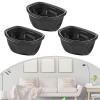 Glewi 3 Pack Washable Dust Cup Filter for Shark UltraCyclone Pet Pro+ CH901 CH950 CH951 Replaces XFTRCH900 Black view 3