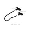 HOUDERCO 2pcs Black Polyester Hat Clips Cap Retainers for Men Boating with Windproof and Anti-loss Features, Suitable for Daily Use and Cycling Outdoor Activities view 2
