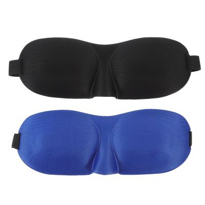 HOUDERCO Sleep Masks Prevent Moving or Falling 3D Comfortable for Adults 2pcs with Polyester and Foam Material for Travel and Afternoon Naps