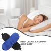 HOUDERCO Sleep Masks Prevent Moving or Falling 3D Comfortable for Adults 2pcs with Polyester and Foam Material for Travel and Afternoon Naps view 2