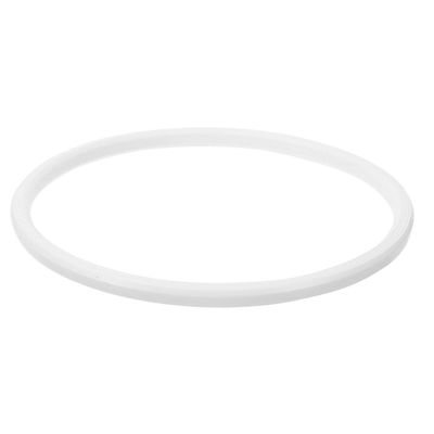 Mikikit Leakproof Bento Lunch Box Silicone Gasket Seal Replacement Ring Heat Resistant Microwave Safe White Kitchen Accessory for Food Jar and Salad Container