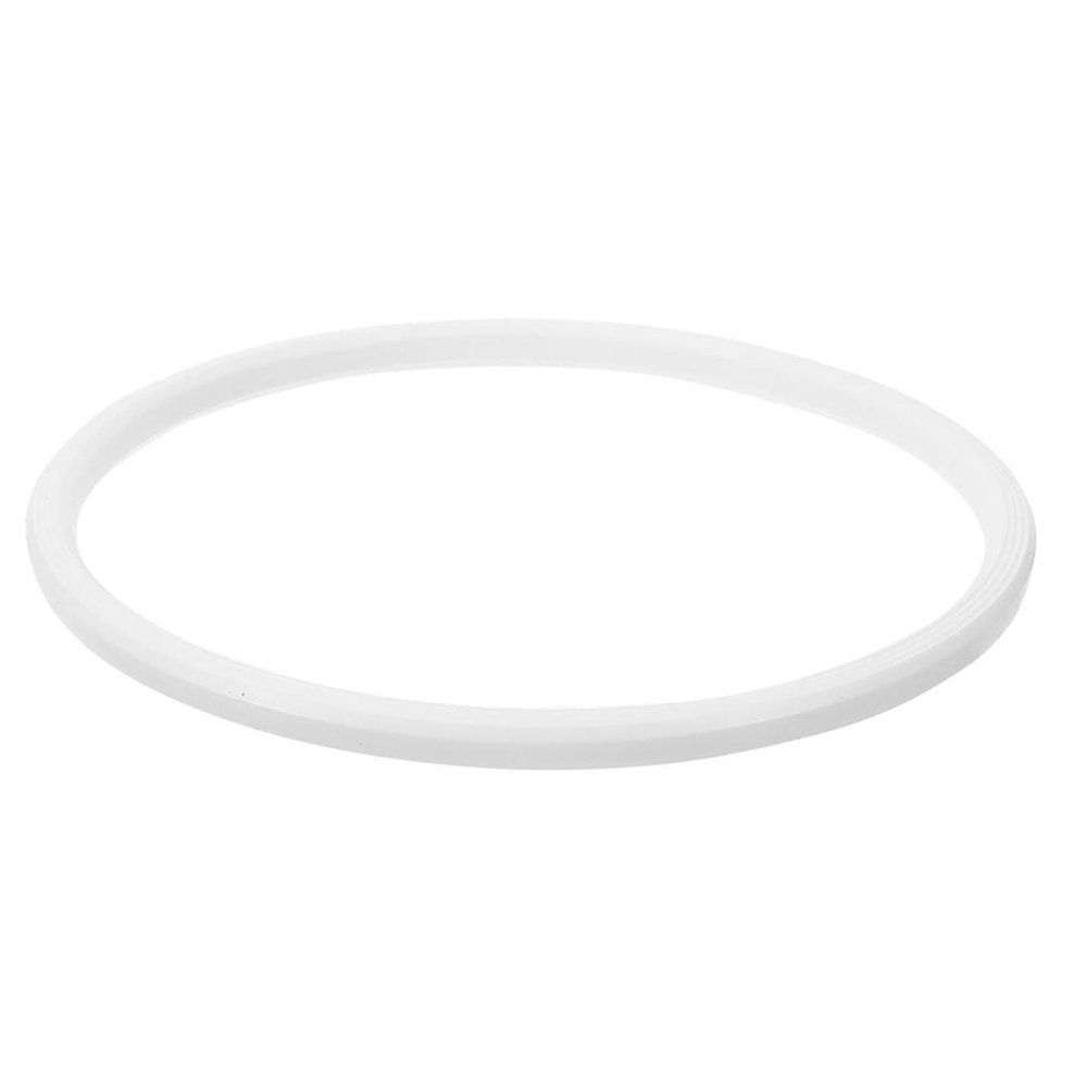 Mikikit Leakproof Bento Lunch Box Silicone Gasket Seal Replacement Ring Heat Resistant Microwave Safe White Kitchen Accessory for Food Jar and Salad Container