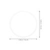 Mikikit Leakproof Bento Lunch Box Silicone Gasket Seal Replacement Ring Heat Resistant Microwave Safe White Kitchen Accessory for Food Jar and Salad Container view 2
