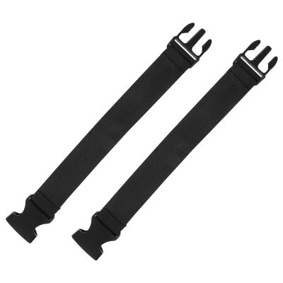 Ipetboom 2pcs Fanny Pack Extender Strap for Hiking and Travel, Comfortable Waist Bag Accessory with Quick Installation, Made of Sturdy Imitation Nylon and Plastic, for Outdoor Use