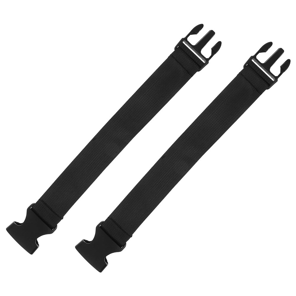 Ipetboom 2pcs Fanny Pack Extender Strap for Hiking and Travel, Comfortable Waist Bag Accessory with Quick Installation, Made of Sturdy Imitation Nylon and Plastic, for Outdoor Use