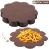 DECHOUS 500pcs Greaseproof Sandwich Paper Burger Wrappers Made of Oil-Proof Grease-Proof Paper for Bread and Fries Suitable for Restaurants and Family Kitchens view 3