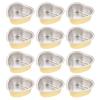 Alipis Aluminium Foil Wax Melting Bowls Suitable 12pcs Large Capacity Wax Bean Melting Containers and Convenient to Clean for Removing Hair of Nose and Underarm view 1