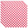 PRETYZOOM 200pcs Red Checkered Greaseproof Snack Paper Wraps Food Grade Cooking Paper Pads for Baking and Daily Use Multi-Functional Food Safe view 1