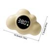 Digital Floating Water Thermometer, Cloud Design Kid Digital Floating Waters Monitor with LED Display, Waterproof Bathtub Water Thermometers Tool for Shower (Blue 1pcs) view 3