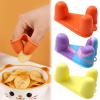 Silicone Snacks Finger Cover Oil-Proof and Dirt-Proof Food Clips Non-Slip Heat Resistant Finger Cots Multi-Function Kitchen Aid view 3
