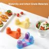 Silicone Snacks Finger Cover Oil-Proof and Dirt-Proof Food Clips Non-Slip Heat Resistant Finger Cots Multi-Function Kitchen Aid view 4