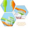 BESPORTBLE Toothbrush Set Supple Brush Head Pp and TPR Material Carrot Shape 4 Pcs Cartoon Manual with Extra Soft Bristles for Cleaning Kids Travel Toothbrush for Children view 2