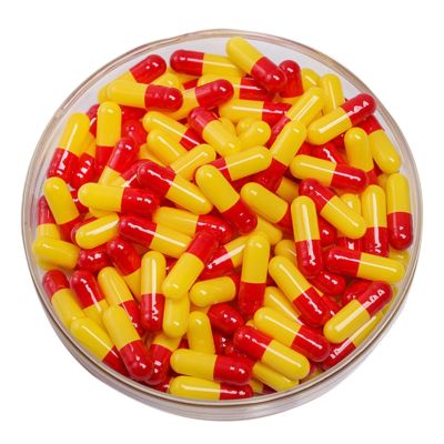 1000Pcs Transparent Hollow Gelatin Empty Separated Powder Capsule Shells