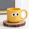 Kids Toothbrush Rinse Cups Food Grade 12oz | Cartoon Large Diameter Mouthwash Mug and Drinking Reusable Gargle Tumbler for Bathroom Kitchen Adults Care Bathroom Accessories view 4