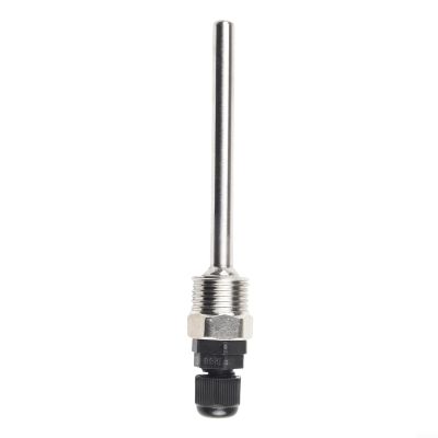 Thermowell 304 Stainless Steel 30mm 50mm 100mm 150mm 200mm Length for BSP G 1/2 Thread Compatibility (100mm)