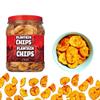 Plantain Chilli Flavoured Chips Bottle 450g - Naturally Sweet, Tantalisingly Spicy and Deliciously Cunchy - tl view 1
