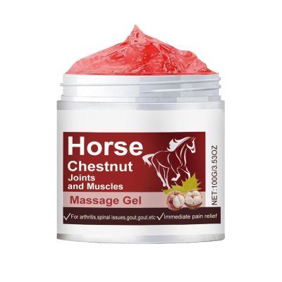 100g Horse Chestnut Joints and Muscles Massage Gel Swell Away Joint Massage Gel Fast Acting Lymphatic Swell Away Joinl for Knee and Relieves Joint Naturally