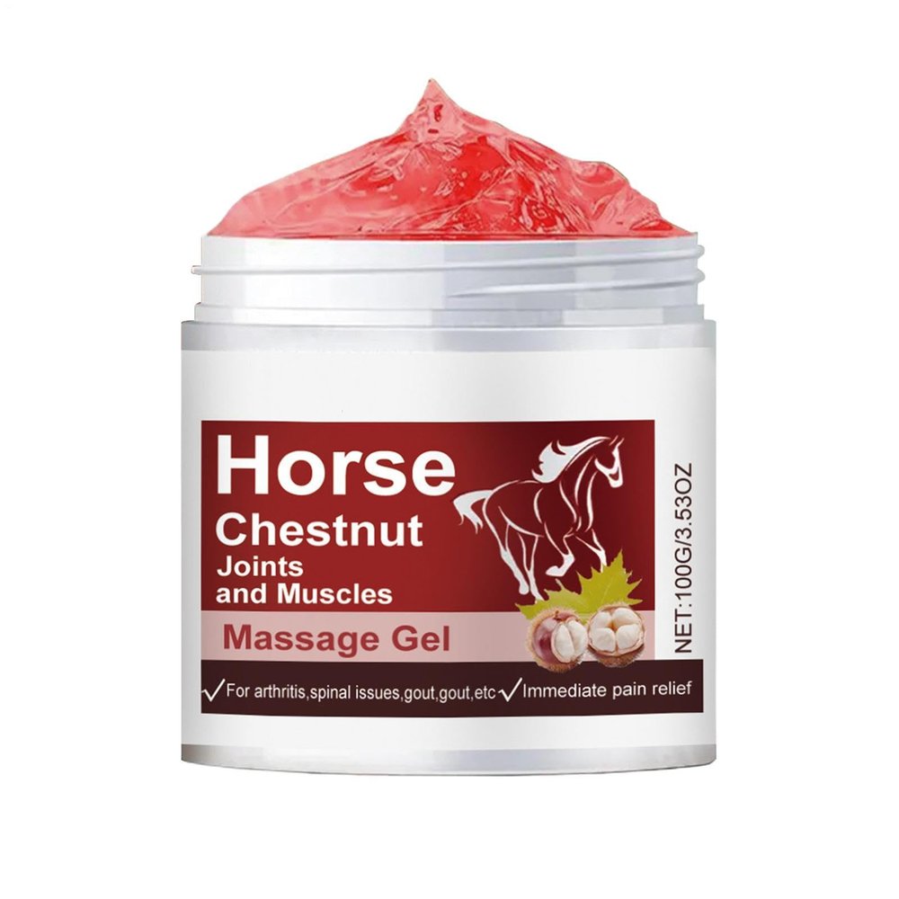100g Horse Chestnut Joints and Muscles Massage Gel Swell Away Joint Massage Gel Fast Acting Lymphatic Swell Away Joinl for Knee and Relieves Joint Naturally