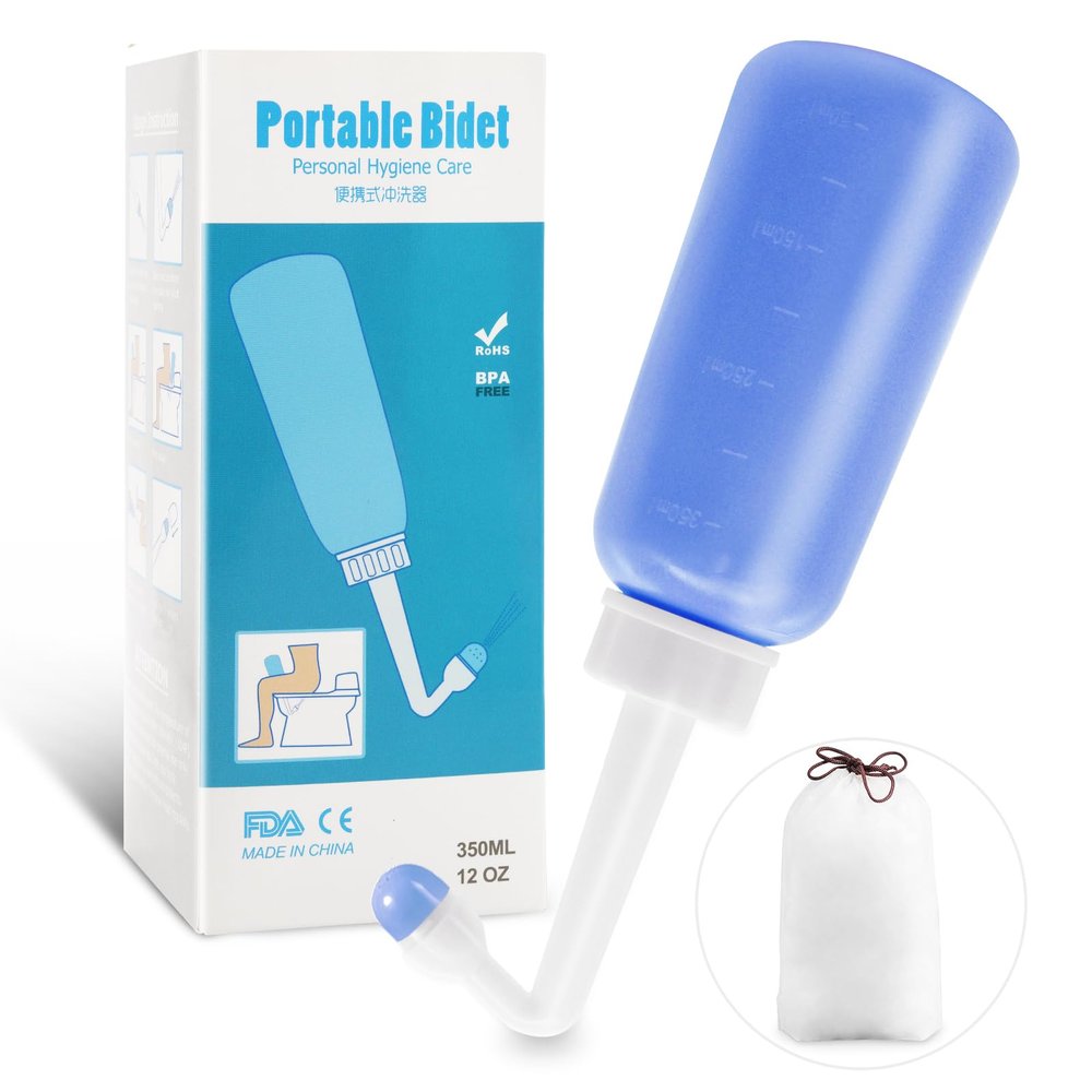 350ml Perineal Bottle Postpartum Essentials Upside Down Peri Bottle for Perineal Recovery(Purple)