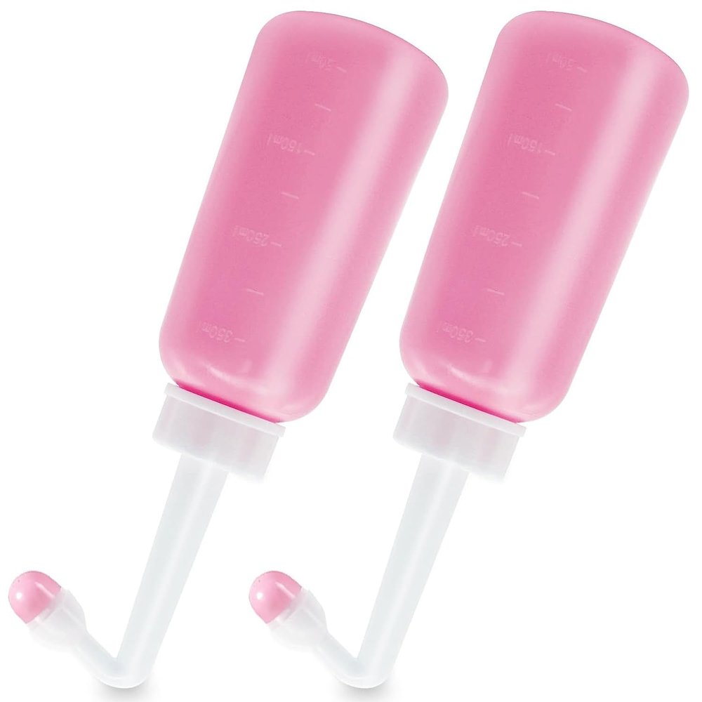 2PCS Peri for Postpartum Care, 350ml Perineal Bottle Postpartum Essentials Upside Down Peri Bottle for Perineal Recovery