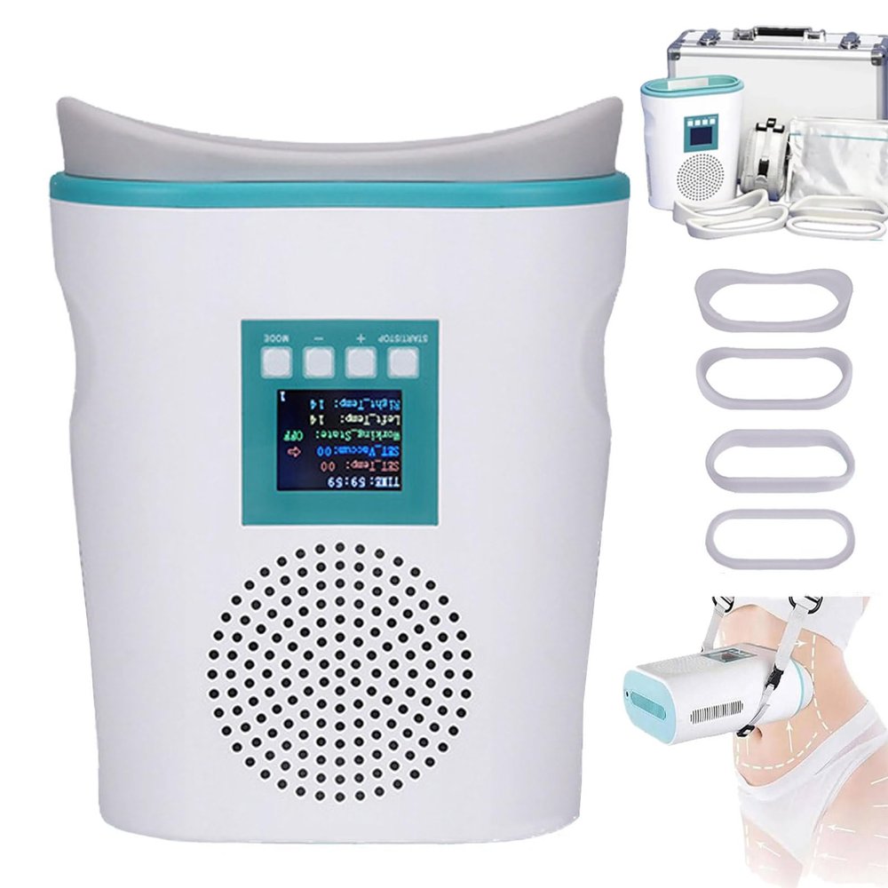 WhFKLca Fat Freezing Removal Machine, Cryolipolysis Fat Lipolysis Machine, Cryolipolysis Device for Home, for Abdomen, Waist, Arms, Buttocks and Legs, -2C~12C, Max 45Kpaher