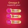 Seven Seas Omega-3 & Multivitamins Woman, with Biotin & Iron, 60 Omega-3 Capsules + 60 Multivitamins Tablets, 2 Months Supply (2X 30 Days Twin Pack), with Educational Leaflet view 4