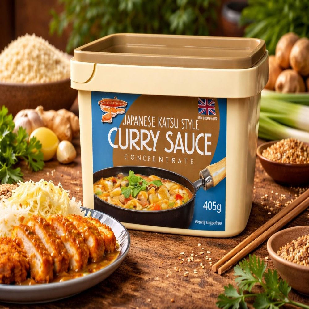 Fakhri Japanese Curry Concentrate 405g Rich Cooking Sauce Ideal for Curry Meals and Recipes