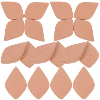VILLCASE 20pcs Pottery Preservative Drying Tablets Food Grade Moisture Absorbers Leaf Shape for Food Storage and Rice Preservation in Kitchen