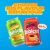 Rubicon Sparkling Cherry Burst Flavoured Fizzy Drink with Real Fruit Juice Multipack 24 x 330ml Bottles view 2