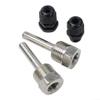 G 1/2 Inch Thread Thermowell Set of 2 for Temperature Sensor For Immersion Sleeve Pocket Stainless Steel Max 40 Bar PN40 Rated (8x50mm) view 2