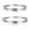 Hemobllo Cake 2pcs Stainless Steel with Perforated Design Compact Tart for Baking Round Baking Molds Compact Tart for Creating Pastries and Layered Cakes for Oven view 2