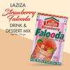 Laziza Strawberry Falooda Mix 200g Instant Dessert & Drink Mix | Sweet Strawberry Flavoured Falooda | Easy to Prepare Traditional Indian Dessert view 4