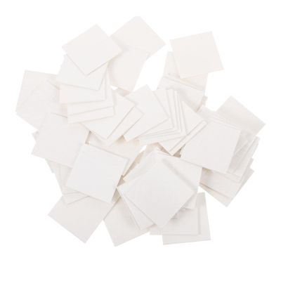 HOLIDYOYO Drying Sheets Food Desiccant 100Pcs Moisture Absorbers Plant Fibre for Biscuit Jar and Potato Chip Containers Portable Use