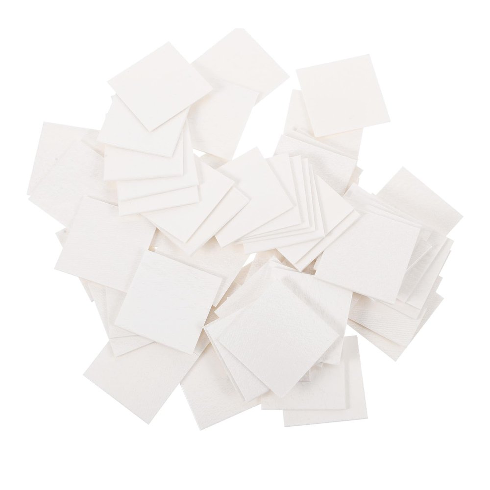 HOLIDYOYO Drying Sheets Food Desiccant 100Pcs Moisture Absorbers Plant Fibre for Biscuit Jar and Potato Chip Containers Portable Use