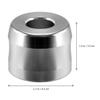 ibasenice Professional Razor Stand Aluminum Alloy Razor Storage Holder Large Opening for Manual Shaving Routine view 2