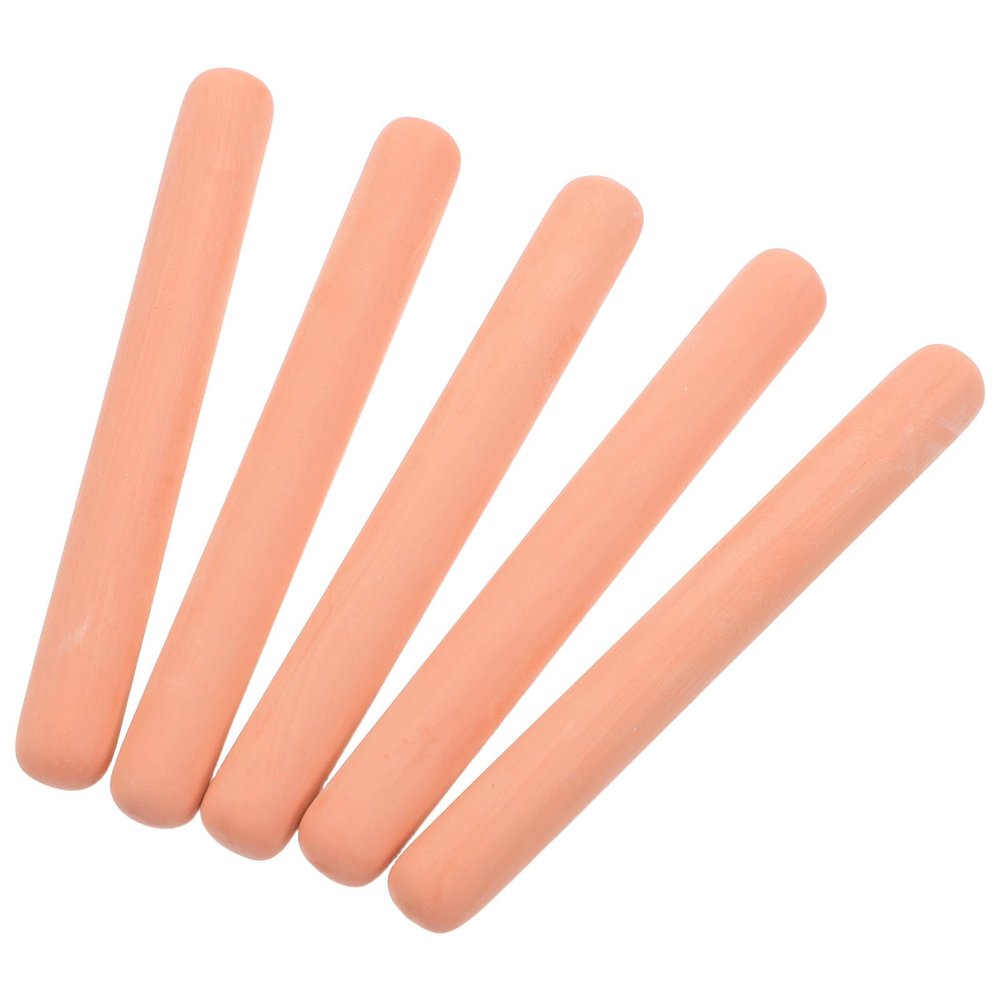 ibasenice 5pcs Terracotta Moisture Absorbers Red Clay Reusable Desiccant for Food Storage and Tea Preservation Extends Shelf Life Versatile Use Kitchen Moisture Maintainers