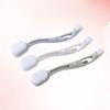 OHPHCALL Shoe Cleaning Brushes Grey Anti- with Double 3pcs Soft Handles and, Multifunctional Design for Assorted Colours Green Beige Home Washing Shoe Care view 3