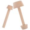 TEMPNAP Tart Mold with Dualheaded Design Pastry Tamper Double Sided 2pcs Wooden Baking Tool for Mini Tarts for Home Baking and Cake Making view 1