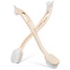 KICHOUSE Shoe Cleaning Brush Set Kitchen Tools Brush 2 Pcs with Dual-brush Design, Pp Material, Gentle on Effective Crevice Cleaning Versatile Use for Home and Travel view 1