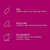 Collagen + C - improves dry skin - enhances skin elasticity, refines skin texture - assists in the strength and smoothness of nails and hair view 4